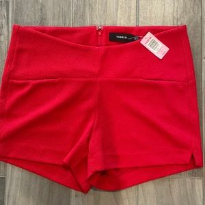 Torrid NWT HIGH WAIST TEXTURED SHORTS